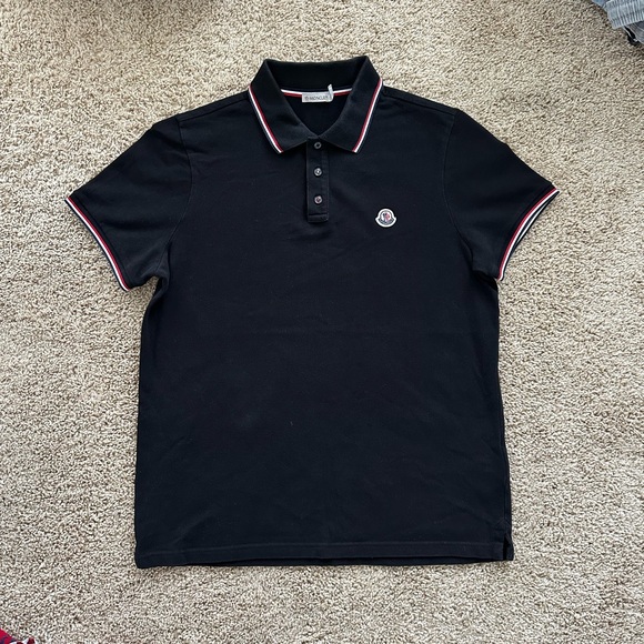 Moncler Logo patch polo shirt - Picture 2 of 7